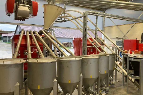 Futterküche Lely Vector auf Gut Hülsenberg Futterküche Lely Vector auf Gut Hülsenberg