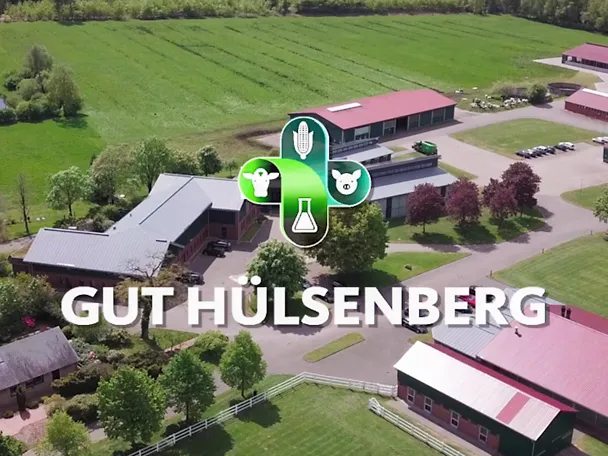 Startbildschirm des virtuellen Rundgangs von Gut Hülsenberg Startbildschirm des virtuellen Rundgangs von Gut Hülsenberg